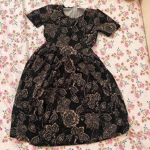 Elegant Floral Swing Dress